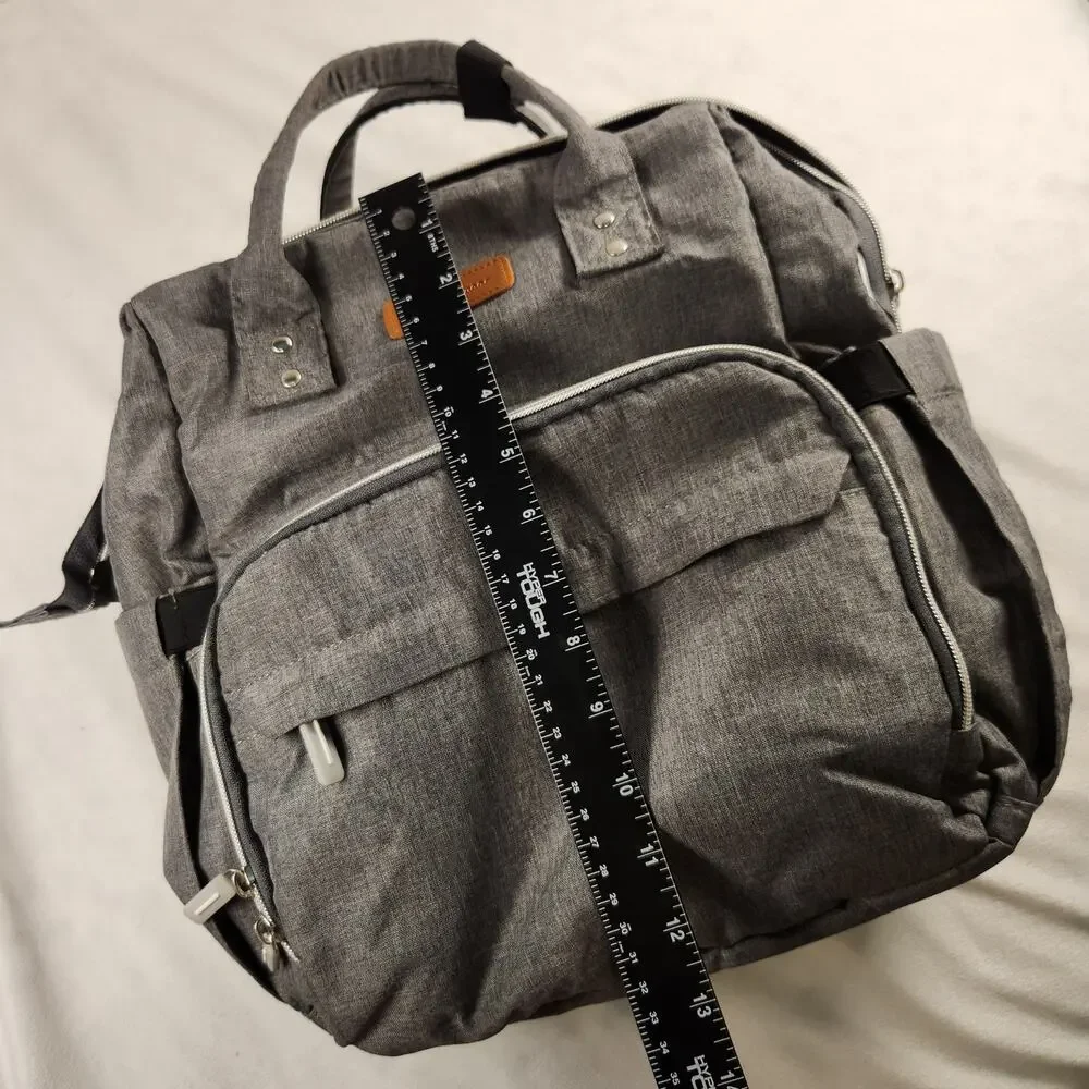 Large Baby Diaper Bag Backpack with Built-In Changing Station